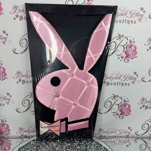 Playboy bunny the shaped collage board Pink Bunny Head Shaped shiny 2007 new NWT
